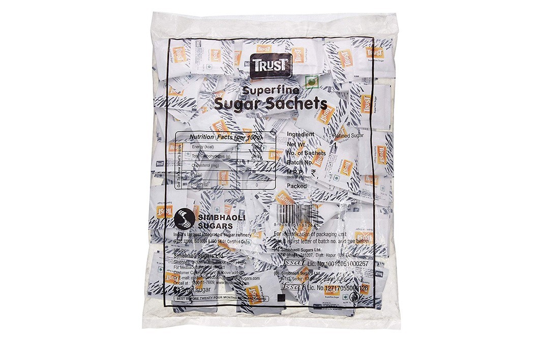 Trust Superfine Sugar Sachets    Pack  1 kilogram
